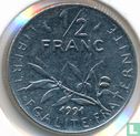 France ½ franc 1991 (frappe monnaie) - Image 1