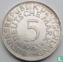 Allemagne 5 mark 1963 (G) - Image 1