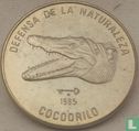 Cuba 1 peso 1985 "Cuban crocodile head" - Afbeelding 1