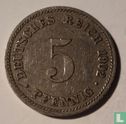 German Empire 5 pfennig 1902 (D) - Image 1