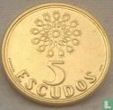 Portugal 5 escudos 2001 - Afbeelding 2