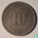 Empire allemand 10 pfennig 1904 (F) - Image 1