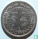 Empire allemand 50 reichspfennig 1935 (nickel - D) - Image 2
