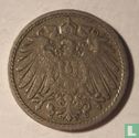 Empire allemand 5 pfennig 1901 (J) - Image 2