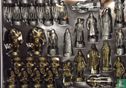 The Lord Of The Rings Fellowship of the Ring pewter and bronze effect chess set - Image 2