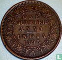 Inde britannique ¼ anna 1895 - Image 1