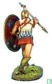 Hoplite with Bronze Reinforced Linen Armor & Illyrian Helmet - Image 3