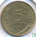France 5 centimes 1974 - Image 1