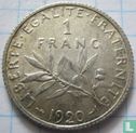 France 1 franc 1920 (type 1) - Image 1
