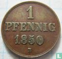 Hannover 1 pfennig 1850 - Afbeelding 1