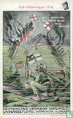 Das Völkerringen 1914. Deutschland vermehrt Englands Unterseeflotte. Hipp, hipp, hurrah! - Afbeelding 1