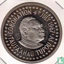 Tonga 1 pa'anga 1967 (PROOF - with countermark) "Coronation of Taufa'ahau Tupou IV" - Image 1
