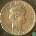 Colombie 20 centavos 1945 (avec B) - Image 1