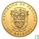 Panama 100 balboas 1975 (PROOF) "500th Anniversary - Birth of Balboa" - Image 2