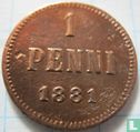 Finlande 1 penni 1881 - Image 1