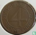 Duitse Rijk 4 reichspfennig 1932 (G) - Afbeelding 1