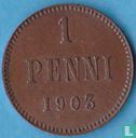 Finland 1 penni 1903 (large 3) - Image 1