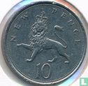 Royaume-Uni 10 new pence 1980 - Image 2