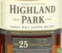 Highland Park 25 y.o. - Afbeelding 3