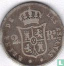 Spanje 2 real 1857 (8-puntige ster) - Afbeelding 2