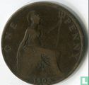 United Kingdom 1 penny 1902 (low sea level) - Image 1