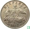 Australië 6 pence 1942 (S) - Afbeelding 1