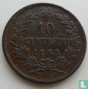 Italy 10 centesimi 1863 - Image 1