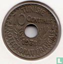 Tunesië 10 centimes 1938 (AH1357) - Afbeelding 1