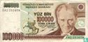 Turkey 100,000 Lira ND (1994/L1970) P205b - Image 1