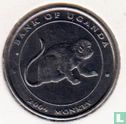 Ouganda 100 shillings 2004 (type 2 - acier) "Year of the Monkey" - Image 1
