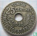 Tunesien 25 Centime 1920 (AH1338) - Bild 1
