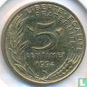 Frankrijk 5 centimes 1994 (bij) - Afbeelding 1