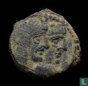 Nabateëer  AE16  (Aretas IV & Shuqailat)  9 BCE-40 CE - Afbeelding 1