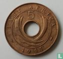 Oost-Afrika 5 cents 1941 (zonder muntteken) - Afbeelding 1