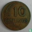 Peru 10 centavos 1953 (zonder AFP) - Afbeelding 2