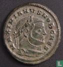 Romeinse Rijk, AE1 (28) Follis, 293-305 AD, Galerius als caesar onder Diocletianus, Siscia, 301 AD - Afbeelding 1