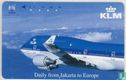 KLM Boeing 747-400, Daily from Jakarta to Europe - Afbeelding 1