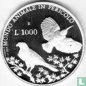 San Marino 1000 Lire 1993 (PP) "Falcon and Woodpecker" - Bild 2