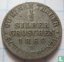 Prussia ½ silbergroschen 1868 (B) - Image 1