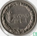 Italy 1 lira 1922 - Image 2