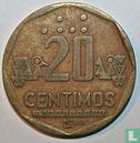 Peru 20 Céntimo 1993 (Typ 2) - Bild 2