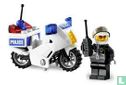 Lego 7235-2 Police Motorcycle Blue Sticker - Image 2
