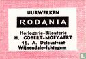 Uurwerken Rodania - H. Gobert-Moeyaert - Afbeelding 1