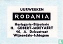 Uurwerken Rodania - H. Gobert-Moeyaert - Image 2