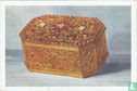 Gouden doos met edelsteenen - Afbeelding 1