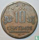 Peru 10 Céntimo 1993 (Typ 2) - Bild 2