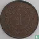 Établissements des détroits 1 cent 1877 - Image 1