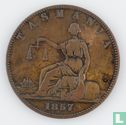 Australia Penny  I. Friedman Pawnbroker  Tazmania  1857 - Image 1