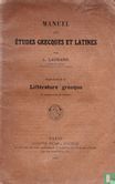 Manuel ds etudes grecques et latines - Image 1