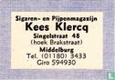 Sigaren- en Pijpenmagazijn Kees Klercq - Afbeelding 1